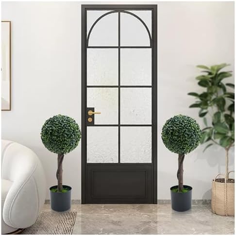 Topiary Trees Artificial Outdoor Set of 2 24