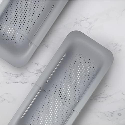 Makerstep Expandable Over the Sink Colander - Perfect Fit for Kitchen Essentials