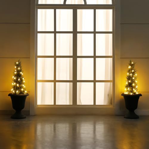 Elegant Outdoor Cedar Topiary Fake Tree