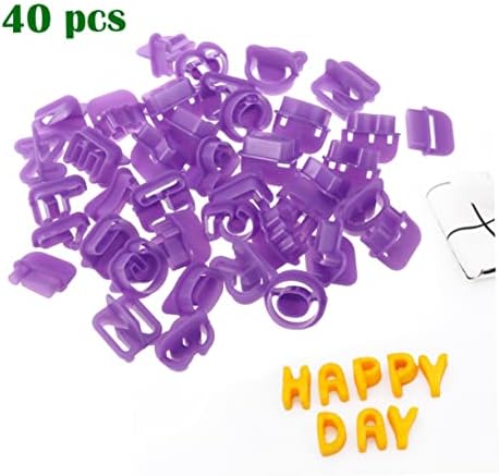 Versatile 40pcs Alphabet Number Cookie Cutters for Baking Crafting