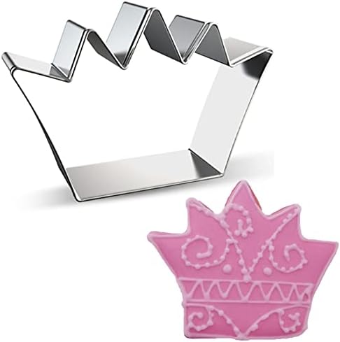 Professional Large Size Crown Cookie Cutter Stainless Steel QueenKingPrincePrincess