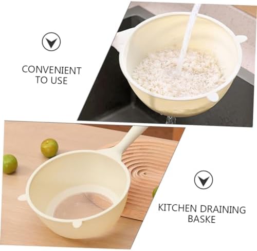 High-Quality Mesh Strainer Kitchen Tool White