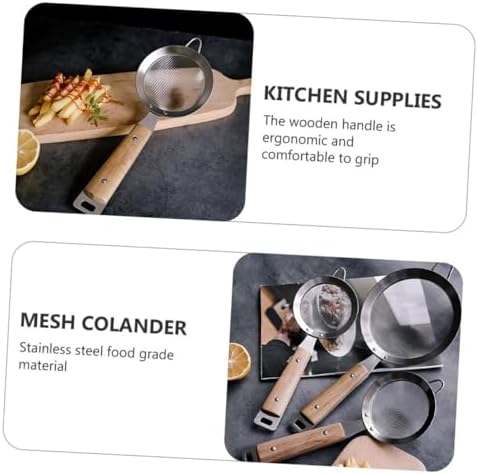 Premium Stainless Steel Colander with Fine Mesh Design for Kitchen Use