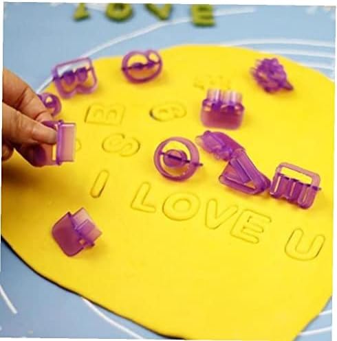 Versatile Alphabet Number Cutters Set for Baking and Crafts
