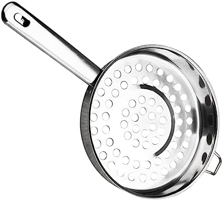 GRIRIW Large Hole Strainer Spoon for Noodles and Fish