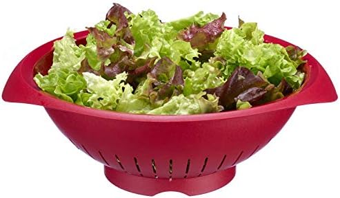 Westmark Red Colander and Strainer