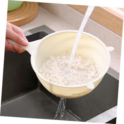 High-Quality Mesh Strainer Kitchen Tool White