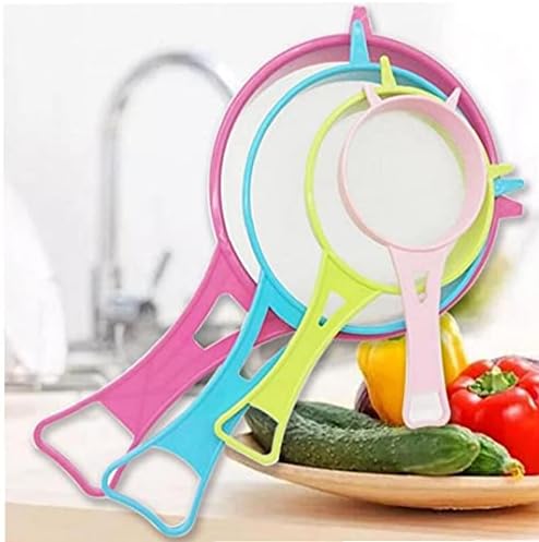 Froiny 4PCS Set Plastic Flour Sieve Strainer Colander Kitchen Tool