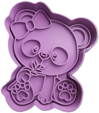 Unique Panda-Themed Cookie Cutters Set for Baking Creations