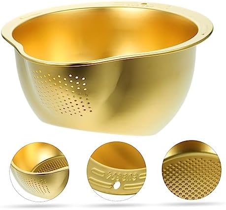 Stainless SteelPro Multi-Purpose Vegetable Fruit Cleaning Bowl for Home Kitchen Use