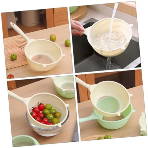 High-Quality Mesh Strainer Kitchen Tool White
