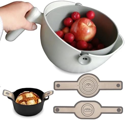 BLISS HOMY 2-in-1 Colander Strainer Bowl