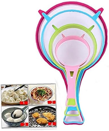Froiny 4PCS Set Plastic Flour Sieve Strainer Colander Kitchen Tool