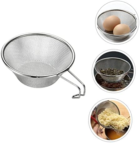 DECHOUS 3-Piece Collapsible Steel Colander Set