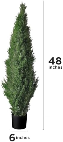TRESIL Two 4 Feet Artificial Cedar