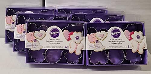 Wilton Mini Romantic Metal Cookie Cutter Set 6 Pack