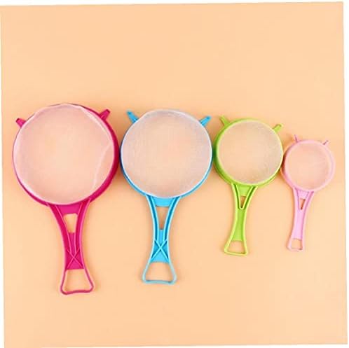 Froiny 4PCS Set Plastic Flour Sieve Strainer Colander Kitchen Tool