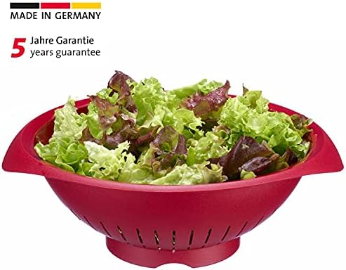 Westmark Red Colander and Strainer