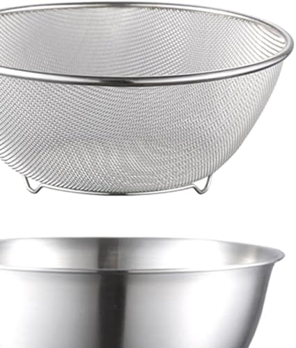 Efficient Colander Mixing Bowl Set for Quick Drainage and Versatile Use
