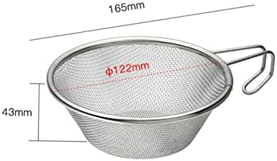 DECHOUS 3-Piece Collapsible Steel Colander Set