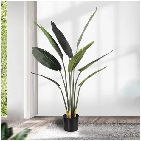 Lush Tropical Tree Fake Plant for Home Wedding Tropical Display