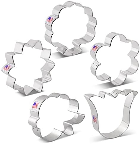 Beautiful Spring Summer Flower Cookie Cutters Set by Ann Clark