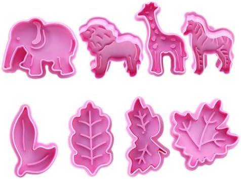 4-Piece Animal Animal Cutter Set for Fun Baking and More
