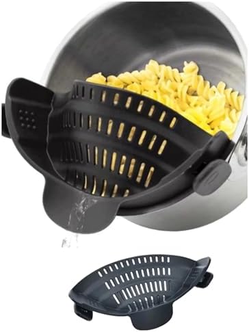 Adjustable Silicone Pot Strainer for Kitchen Use