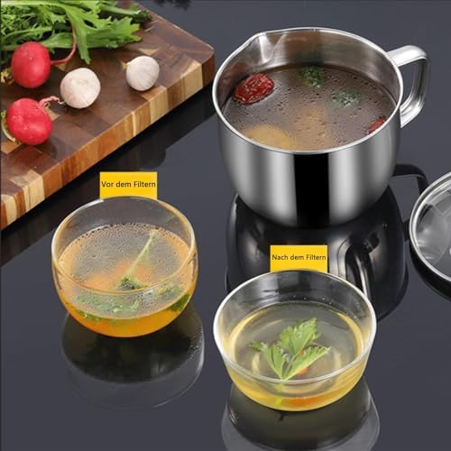 OBABO Stainless Steel Fat Separator 1000ML