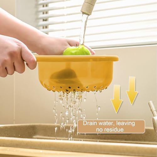 Strainer Basket Dual-Layer Food Strainer Kitchen Tool