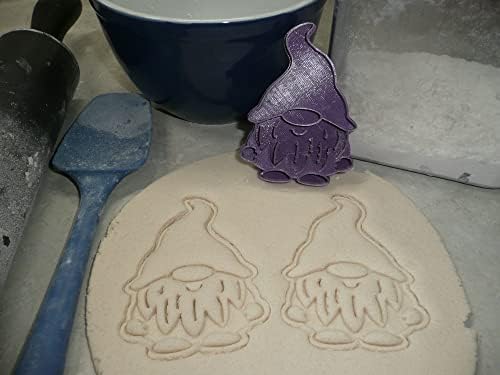 YNGLLC GNOME 6 Dwarf Goblin Cookie Stamp Emboisser