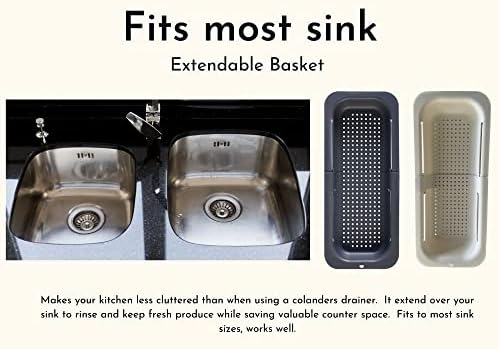 Collapsible Over-the-Sink Colander
