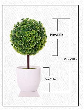 GRCQLWT Fake Plants Small Artificial Topiary for Home Use
