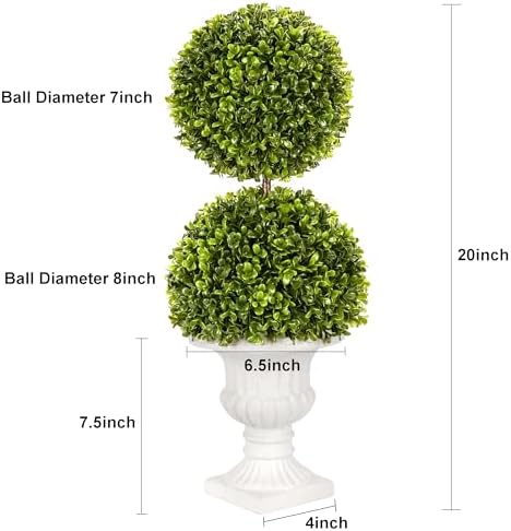 SEVENLOVE 20 Mini Topiary Centerpiece