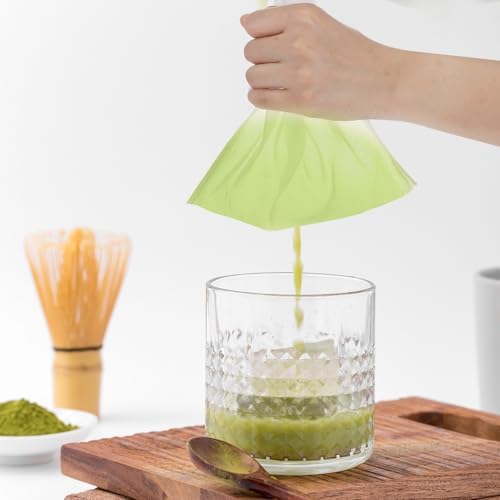 4-Piece Nut Milk Strainer Durable Nylon Mesh Bag
