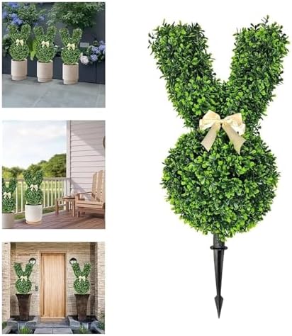 2 Swinging Bunnies 355in for Home Outdoor