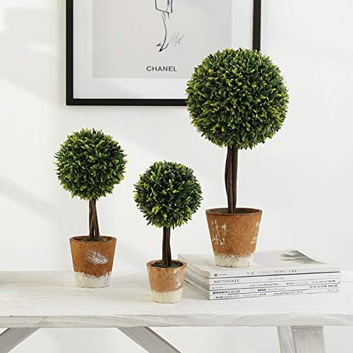 Mini Artificial Topiary Green Ball for Home Decor