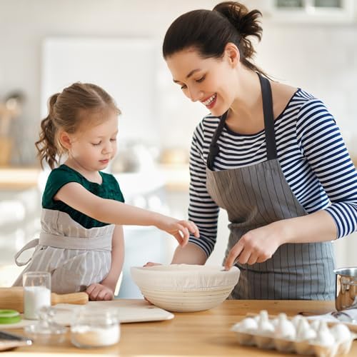 Nisorpa Banneton 4-Piece Sourdough Proofing Basket Set