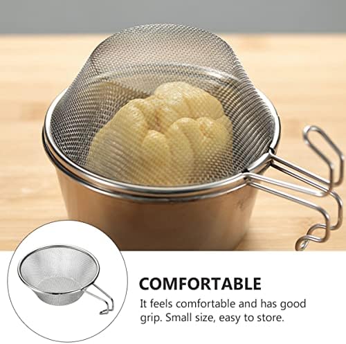 Fishing Glass Net Strainer 2 Pcs Stainless Steel Colander