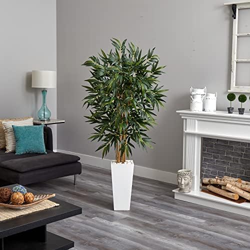 Vivid Natural 6ft White Tree with Planter