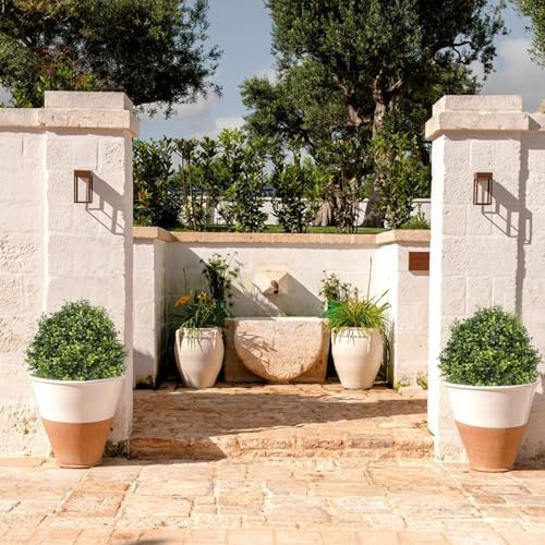 24 Fake Boxwood Outdoor Plant Set of 2