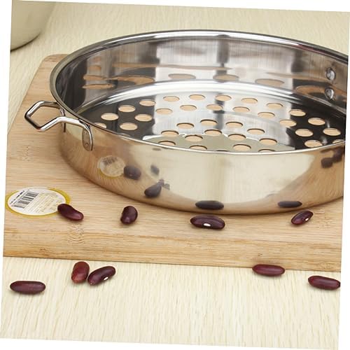 GRIRIW Large Hole Strainer Spoon for Noodles and Fish
