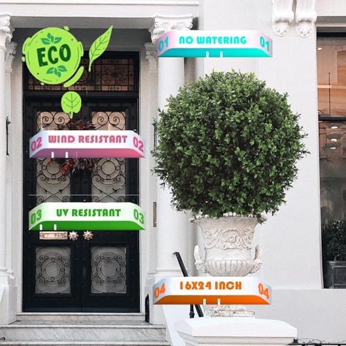 Gadout 24T Artificial Boxwood Topiary Ball Set of 2