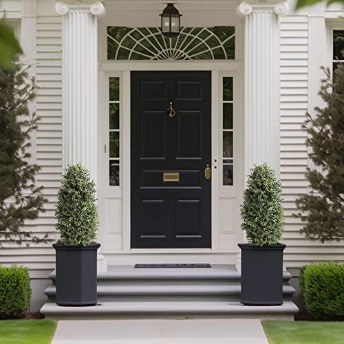 Stunning Realistic Boxwood Topiary 2-Pack