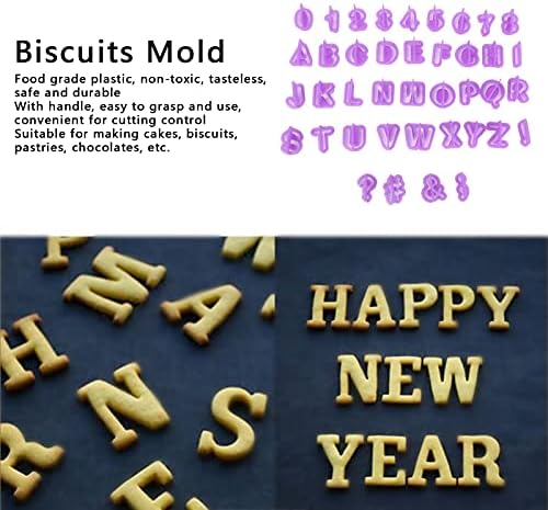 40PC Alphabet and Number Cookie Set