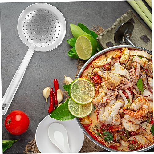 Hoement Colander Spoon with Comfort Grip and Non-Slip Design
