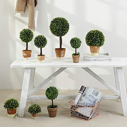 Mini Artificial Topiary Green Ball for Home Decor
