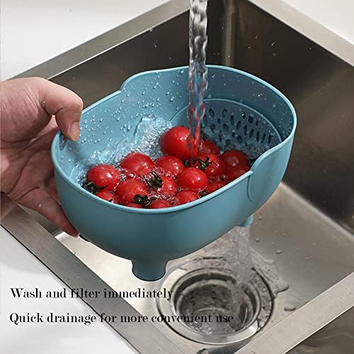 Sturdy Cute Elephant Kitchen Colander Durable PP Material Easy Drainage Versatile Use