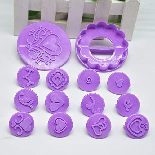 WOIWO 14-Piece Cookie Cutter Set with Food-Safe PP Material