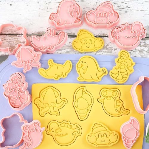 Lutoku Off the Grid 8 Mini Ocean Animal Cookie Cutters